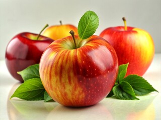 fresh clean apples