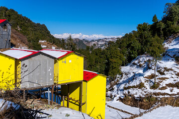 Snowfall in Mussoorie: Winter's First Blanket in the Queen of Hills, Uttarakhand, India
