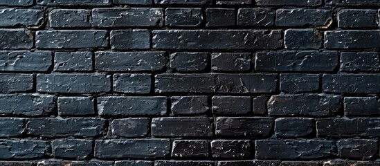 A black brick wall is prominently displayed against a white background, showcasing its vintage charm and creating a timeless atmosphere in the scene.