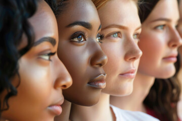 Obraz premium Portrait of diverse group of beautiful women