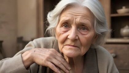 portrait of a senior womane