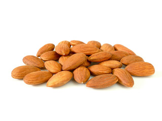 Pile of almonds