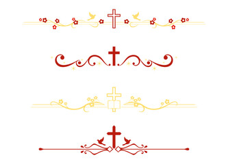 A set of Christian religion themed dividers
