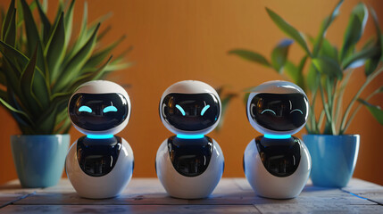Voice activated robotic home decorators for pers