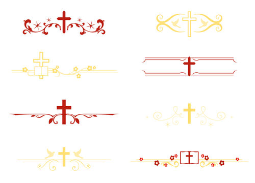 A set of Christian religion themed dividers
