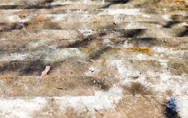 Old cement step background, outdoor day light