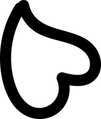 3d render of an symbol of heart