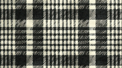Black and White: A Classic Houndstooth and Tweed Pattern