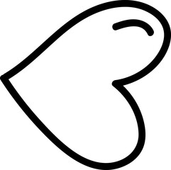 heart icon on white background