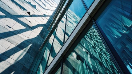 Obraz premium Detail of the modern architecture abstract, high building