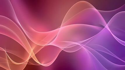 Abstract Colorful Wave Patterns on a Gradient Background