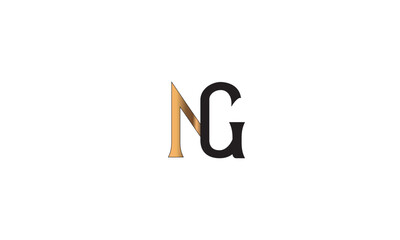NG, GN , G , N , Abstract Letters Logo Monogram