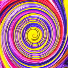 Multicolored background - spiral abstraction