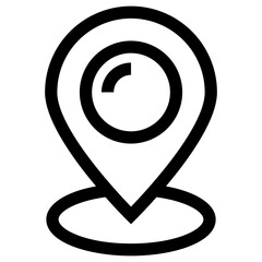 Location pin icon. Map pin place marker. Location icon. Map marker pointer icon set. GPS location symbol. 