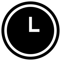 clock icon. Clock, time.