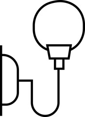 
Lamp icon vector illuminator construction illustration sign . lighting symbol or logo. Hanging lamp icon vector on trendy design, Elegant vector of varied traditional lantern silhouette, 