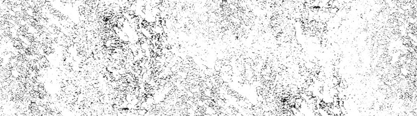 Obraz premium Abstract grunge black and white crack wall texture. earth tone, vintage overley distress splatter spray vector art. White vector grunge surface splatter splashes wall cracks and scratches.