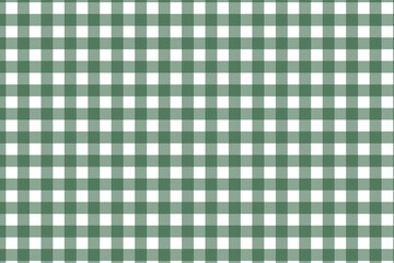 green gingham fabric texture, square green pattern design, fabric texture green illustration vector,