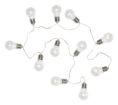 christmas ball light bulb cut out isolated transparent background