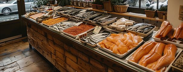 An Elegant Selection of Seafood Products