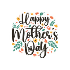 Happy Mother's Day typography t shirt design, mom abstract t shirt design