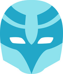 Superhero Mask Illustration