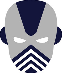 Superhero Mask Illustration