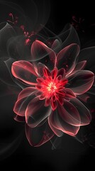 Flowers black background wallpaper for phone