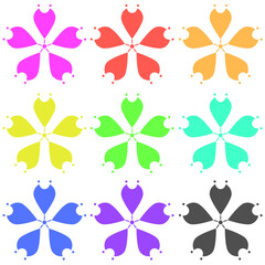 綺麗な桜の花の背景素材。Beautiful cherry blossom background material.