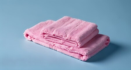  Softness in a stack?pink towels for a cozy touch