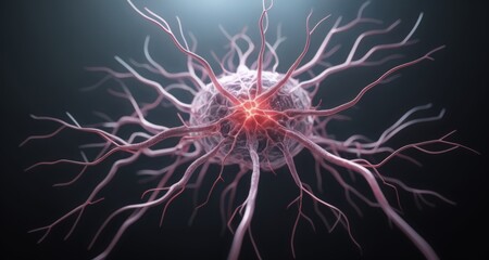  A microscopic view of a virus, a silent enemy in the microscopic world