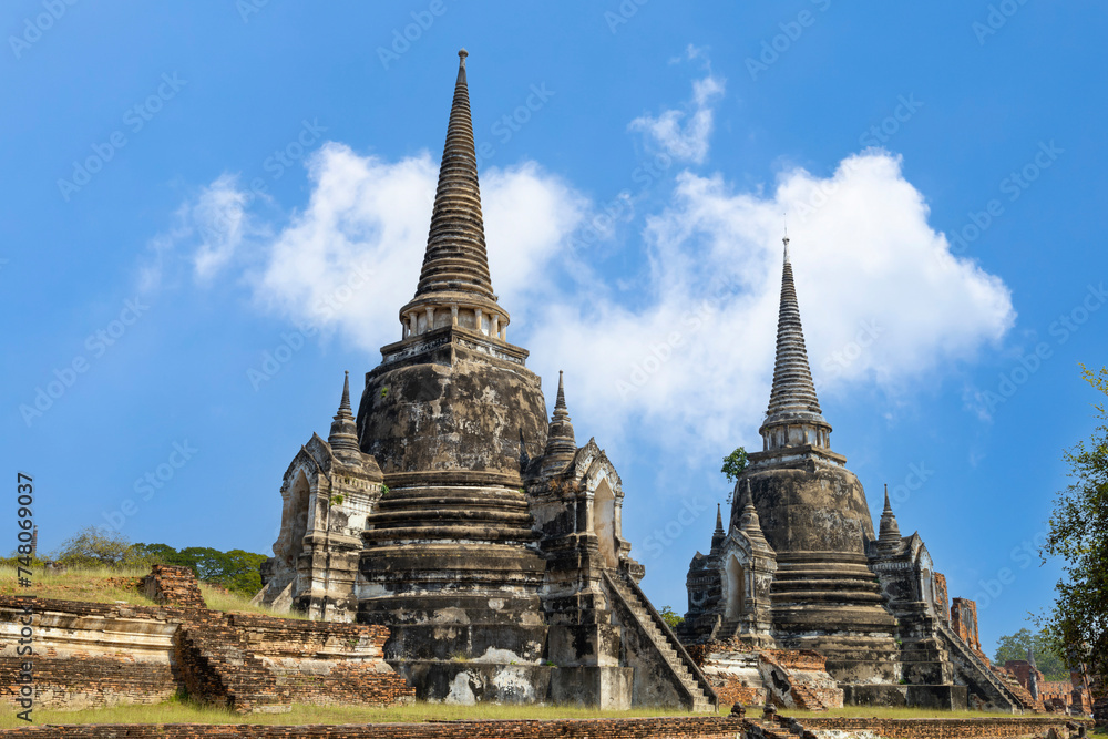 Wall mural ayutthaya, the ancient city. bangkok, thailand