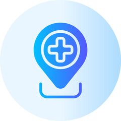 location gradient icon
