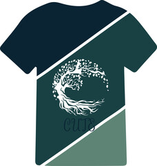 Creative vector of t-shirt design