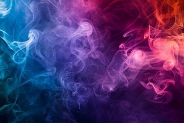 dark abstract background with purple, pink smoke	