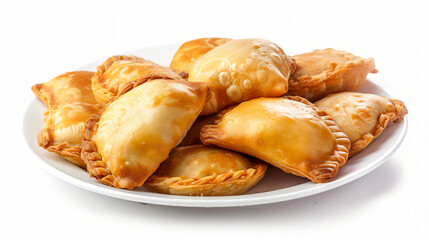 Homemade fried Russian pastries (pirogi pies).