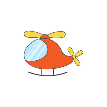 recommend clip art: helicopter transport hand drawn icon