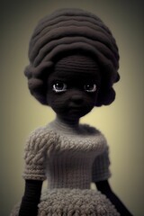 Beautiful cute woolen doll