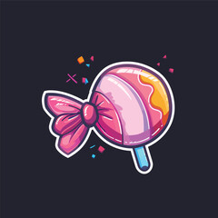 Candy icon in vector. Logotype