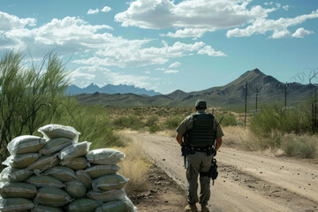 U.S. Border Patrol Drug Seizures - obrazy, fototapety, plakaty