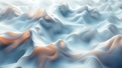 Obraz premium Three dimensional render of white wavy pattern. White waves abstract background texture. Print, painting, design, fashion. Line concept. Design concept. Art concept. Wave concept. Colourful background