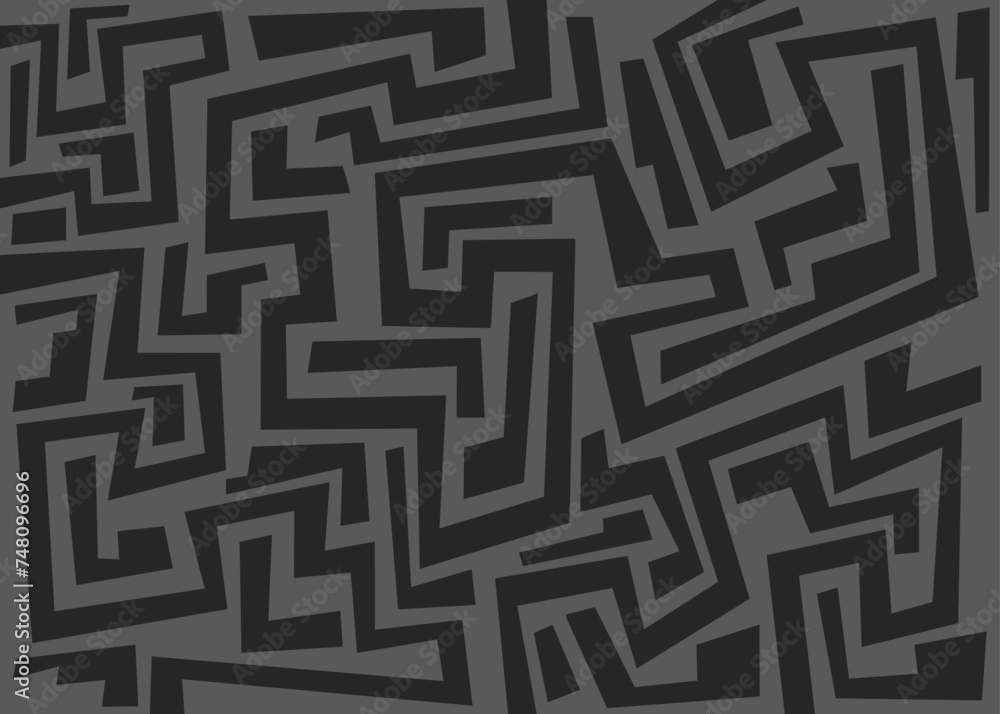 Poster abstract background with irregular geometric lines pattern