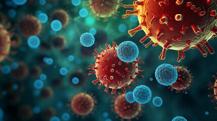 Monkeypox Viruses Pathogen Closeup Infectious Zoo.