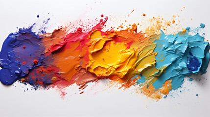 Multi-colored Strokes of Different Make-up Cosmet_5.