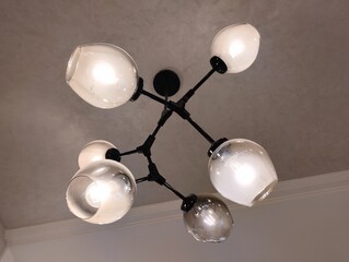 bulbs on the ceiling