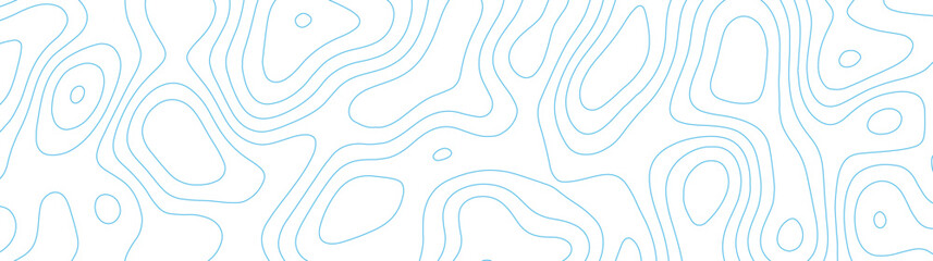Obraz na płótnie Canvas abstract blue wave paper curved reliefs background. Topography map pattern, Geographic curved, vector illustration. seamless textrue, vintage waves. Panorama view multicolor wave curve line.