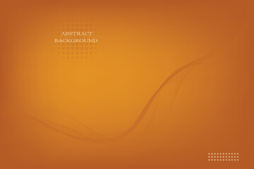 Golden gradient vector background with waves. EPS10