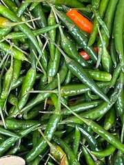 green chilli peppers 