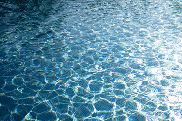 Swimming Pool Water with light distortion Full Frame
