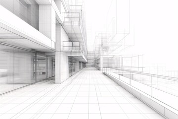 3D visualization of creative architectural design in a contemporary cityscape.